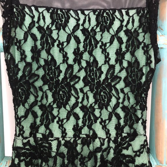 Cheryl Creations Lace and Mesh Skater Dress - Picture 5 of 12